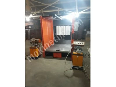 Toz Boya Fırını Üstten Konveyörlü