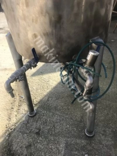 Yağ Dolum Makinesi Pnömatik Dolum ve Paslanmaz Karıştırıcı
