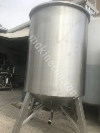 750 Litrelik Tek Motorlu Tek Cidarlı Karıştırıcı Makine