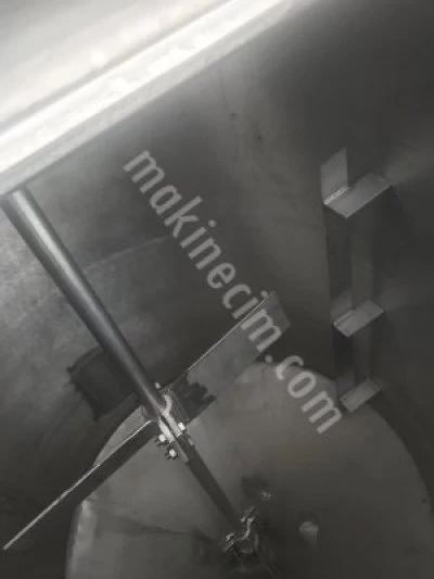 750 Litrelik Tek Motorlu Tek Cidarlı Karıştırıcı Makine