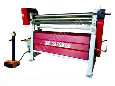 Asimetrik Silindir Makinası - 1270 X 66 X 3Toplu