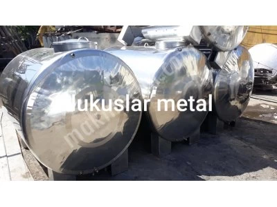 Paslanmaz Krom Çelik Su Deposu Depolama Stok Tankları ve Özel İmalat Tanker