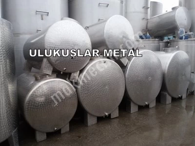Paslanmaz Krom Çelik Su Deposu Depolama Stok Tankları ve Özel İmalat Tanker