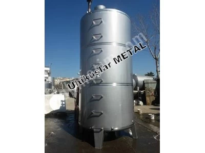 Paslanmaz Çelik Stok Depolama Tankı 20-25-30 Tonluk Krom Kazan 304 Kalite Özel İmalatımız Vardır