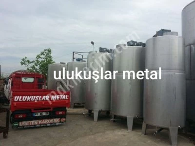 Paslanmaz Isıtıcılı Karıştırıcılı Kazan Mikser Tank İmalatı Kimyasal Tank