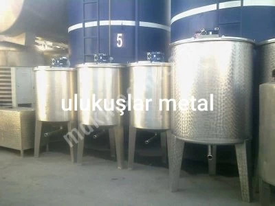 Paslanmaz Isıtıcılı Karıştırıcılı Kazan Mikser Tank İmalatı Kimyasal Tank