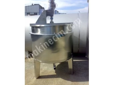 Paslanmaz Isıtıcılı Karıştırıcılı Kazan Mikser Tank İmalatı Kimyasal Tank