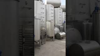 Stainless Water Milk Oil Storage Tank Chrome Tank Boiler Warehouse Wine Alcohol Vinegar