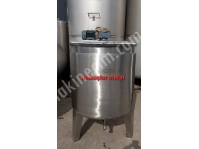 Paslanmaz Çelik 304 Kalite 1000 Litre Karıştırıcı Mikser Kazan