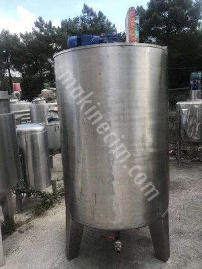 1250 Litre Kapasiteli 1 Tonluk Cidarlı Karıştırıcı Mikser 2.El Acil Satılık
