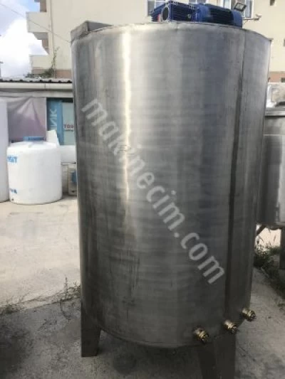 1250 Litre Kapasiteli 1 Tonluk Cidarlı Karıştırıcı Mikser 2.El Acil Satılık