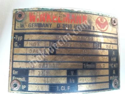 Dc Motor 5Kw-3000Dev-400V.Tam Kapalı