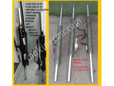 Hydraulic Crane Basket Balance Lift Piston Cylinder Manufacture Konya, Balance Basket Piston Prices