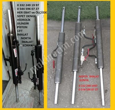 Basket Hydraulic Cylinders, Basket Piston Konya, Basket Piston Manufacturing Konya, Konya Hydraulic Basket