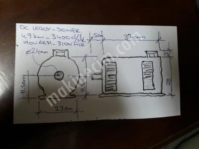 Dc Electric Motor.5 Kw.Small Body
