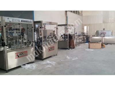 Reçel Bal Dolum Kapak Etiketleme Makinası 2 Nozul Yarı Otomatik