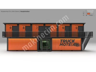 truck motel project Production,truck motel project,container life projects,construction site contain