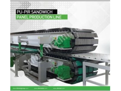 Dmmet Poliüretanlı Sandviç Panel Üretim Hattı Makinesi