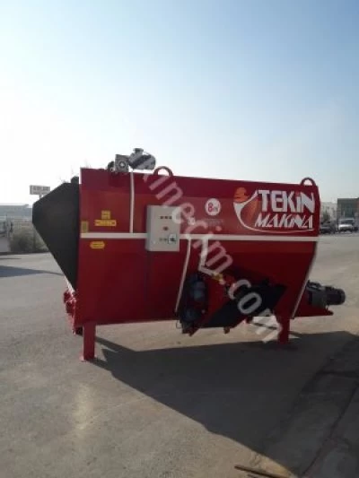 8 M3 Sabit Elektrikli Yem Karma Makinası