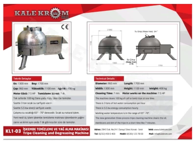 İşkembe Temizleme Makinası