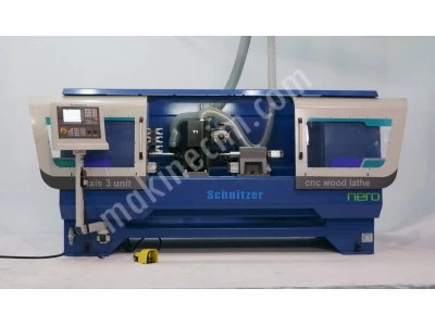 Schnitzer 4 Eksen Cnc Ahşap Torna Makinası