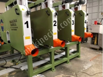 Horizontal Band Machine with 4 saws
