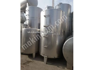 Paslanmaz Mazot Yag Su Süt Depolama Stok Tankları