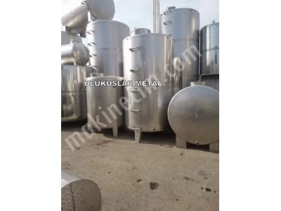 Paslanmaz Mazot Yag Su Süt Depolama Stok Tankları