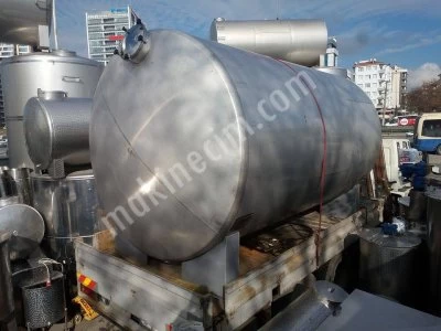Paslanmaz Mazot Yag Su Süt Depolama Stok Tankları