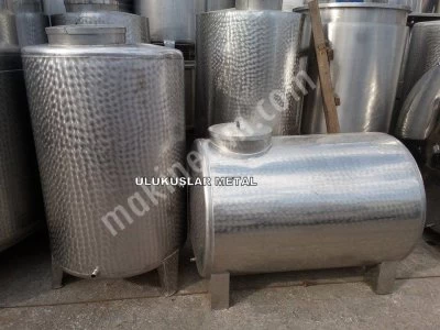 Paslanmaz Mazot Yag Su Süt Depolama Stok Tankları