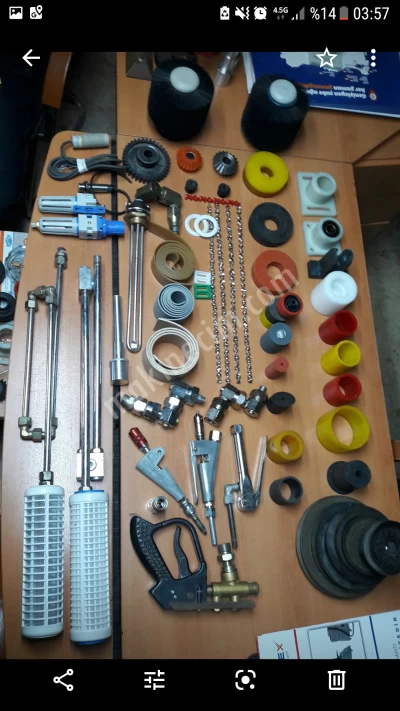Isı Cam Yıkama Makinası Thiokol Tiyakol Tirampon Borazan Tabanca Z Mafsal Takım Mixer Mikseri