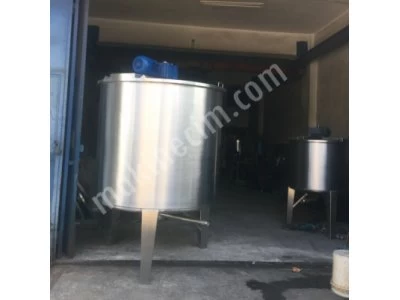 Paslanmaz Karıştırıcı Mikser Tank Kazan Kimya Kozmatık Depo Kazan