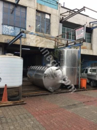 Paslanmaz Su Deposu Kazan Kimya Dinlendirme Kazanlar Depolar Karıştırıcı Mikser Depo Sutok Tankı