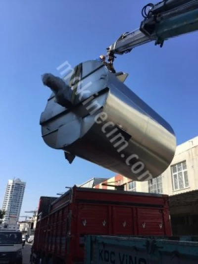 Paslanmaz Çelik Karıştırıcı Mikser Tank Kazan Kimya Kozmetik Makina Deterjan