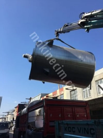 Paslanmaz Çelik Karıştırıcı Mikser Tank Kazan Kimya Kozmetik Makina Deterjan
