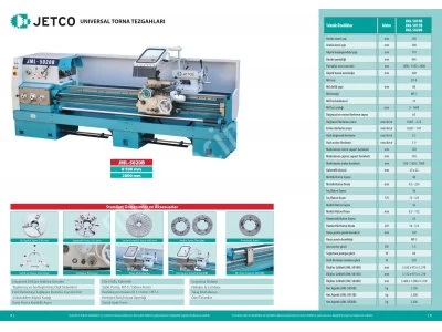 Jetco Jml-5020B 2 Metre 500 Çap Sıfır Torna