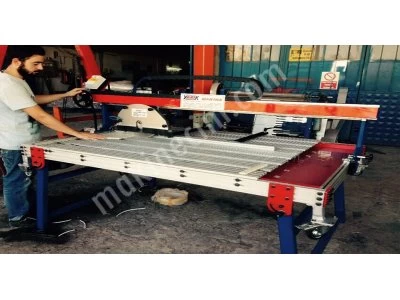 Düz ve 45 Dereceli Sulu Kesme Makinesi (Ym-1300-300 Granit Seramik Mermer İçin)