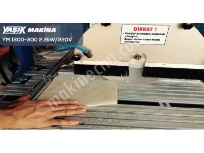 Düz ve 45 Dereceli Sulu Kesme Makinesi (Ym-1300-300 Granit Seramik Mermer İçin)