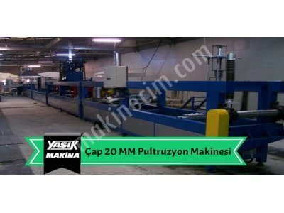 Çap 40Mm Kompozit Çubuk Çekme Pultruzyon Makinesi