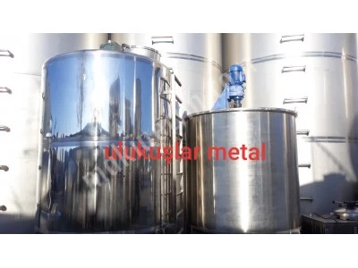 Paslanmaz Isıtıcılı Karıştırıcılı Kazan Tank Kimya Gıda Kozmetik - Özel İstege Göre İmalat