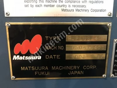 Matsuura H Plus 405 Yatay İşleme Merkezi