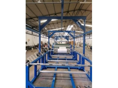 Dört Katlı Laminasyon ve Bobinden Bobine Sarma Makinesi