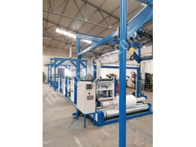 Dört Katlı Laminasyon ve Bobinden Bobine Sarma Makinesi