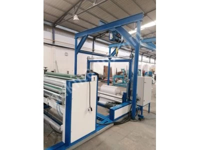 Dört Katlı Laminasyon ve Bobinden Bobine Sarma Makinesi