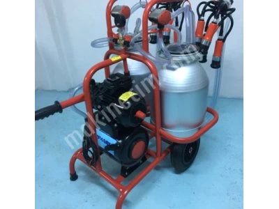 Double hopper milking machine aluminum hopper