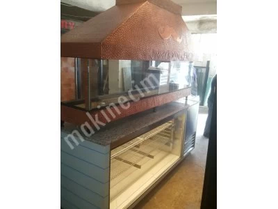 Stainless Kebab Cabinet and Grill Unit with Hood