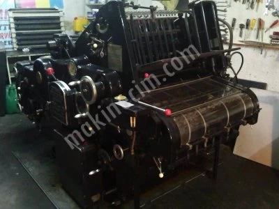 52X72 70 Model Pompalı Ofset Baskı Makinası - Kredi Kartı Geçerlidir