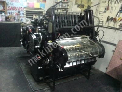 52X72 70 Model Pompalı Ofset Baskı Makinası - Kredi Kartı Geçerlidir