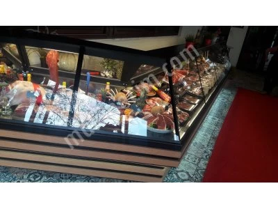 Mdf Dekorlu Et Steak Teşhir Dolabı