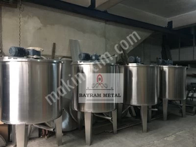 Paslanmaz Karıştırıcı Mikser Tank Kimya Kozmatik Gıda Depo